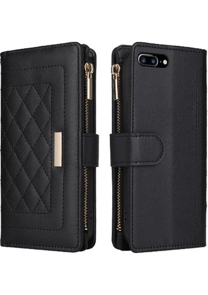 IPhone 6 Için Flip Case Artı Kart Yuvaları Kayış Darbeye Cüzdan (Yurt Dışından)