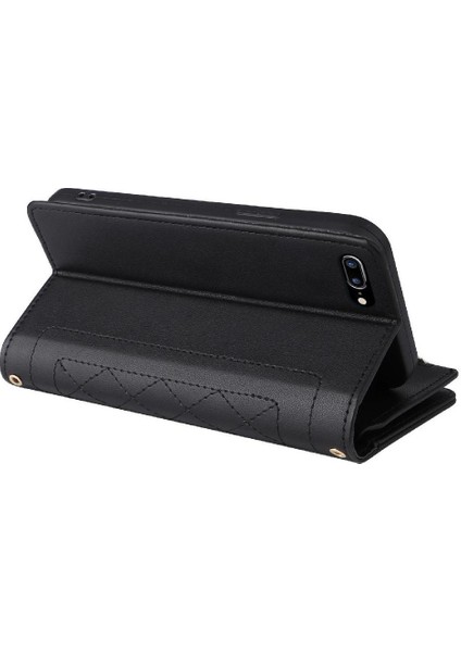IPhone 6 Için Flip Case Artı Kart Yuvaları Kayış Darbeye Cüzdan (Yurt Dışından)