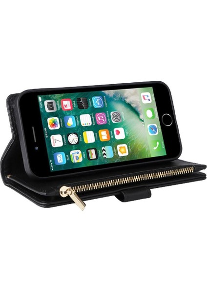 IPhone 6 Için Flip Case Artı Kart Yuvaları Kayış Darbeye Cüzdan (Yurt Dışından)