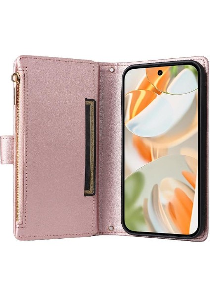 Google Piksel 9 Cüzdan Kart Yuvaları Darbeye Dayanıklı Kayış Için Flip Case (Yurt Dışından) indirimleri