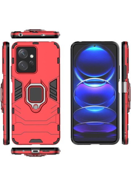 Halka Araba Montaj Kickstand Vaka Xiaomi Redmi Not 12 4g Darbeye Sınıf (Yurt Dışından)