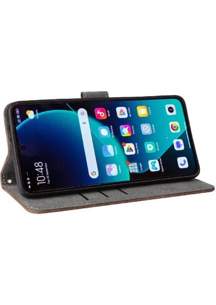 Xiaomi 14T Kart Yuvaları Için Kılıf Kapak Rfıd Engelleme Pu Deri Manyetik (Yurt Dışından) modelleri
