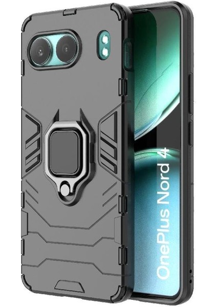 Oneplus Nord 4 Askeri Sınıf Koruma Için Halka Araba Montaj Kickstand Durumda (Yurt Dışından) indirimleri