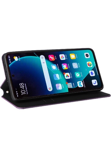Xiaomi 14T Manyetik Kapatma Kart Yuvaları Için Flip Case Tutucu 3D Desen (Yurt Dışından) fiyatları