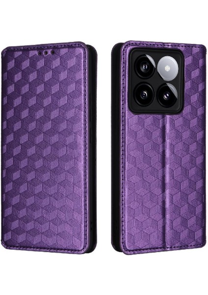 Xiaomi 14T Manyetik Kapatma Kart Yuvaları Için Flip Case Tutucu 3D Desen (Yurt Dışından) fırsatları