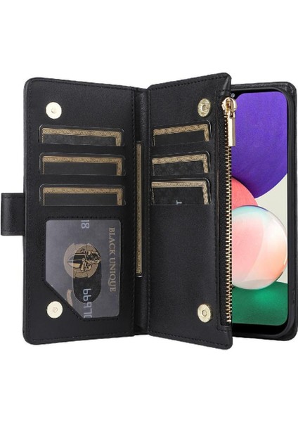 Samsung Galaxy S21 Fe Kayış Cüzdan Darbeye Kart Yuvaları Için Flip Case (Yurt Dışından) modelleri