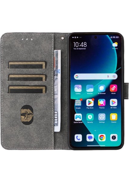 Xiaomi 14T Pro Flip Folio Cüzdan Manyetik Kapatma Pu Deri Kart (Yurt Dışından)