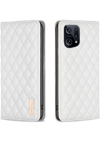 Oppo Bulmak Için Flip Case X5 Tam Koruma Manyetik Kapatma Kart Yuvaları (Yurt Dışından)