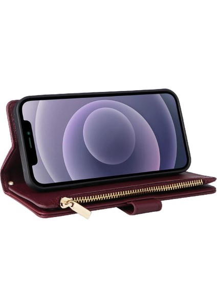 IPhone 11 Cüzdan Askısı Darbeye Dayanıklı Kart Yuvaları Için Flip Case (Yurt Dışından) fırsatları