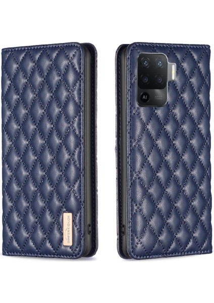 Oppo A94 4g Manyetik Kapatma Tam Koruma Kartı Yuvaları Için Flip Case (Yurt Dışından)