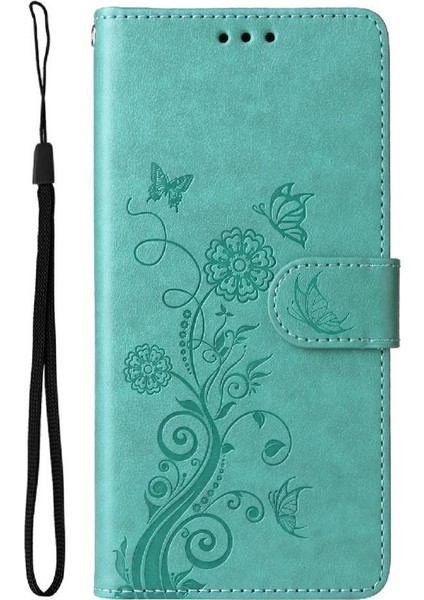 IPhone 6 Için Flip Case Artı Deri Kart Yuvaları Flip Çiçek (Yurt Dışından)
