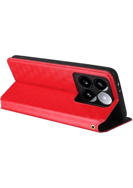 Xiaomi 14T Manyetik Kapatma Kart Yuvaları Için Flip Case Tutucu 3D Desen (Yurt Dışından) fırsatları