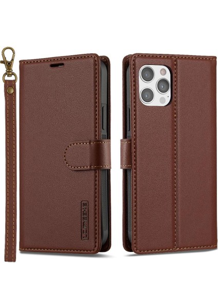 IPhone 11 Için Flip Case Pro Max Bölünmüş Deri Cüzdan Telefon Kapak 2 In 1 Pu (Yurt Dışından)