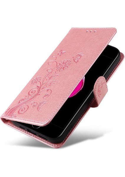 IPhone 6 Için Flip Case Artı Deri Kart Yuvaları Flip Çiçek (Yurt Dışından)