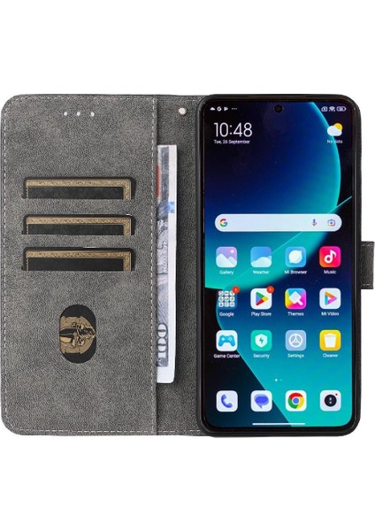 Xiaomi 14T Pro Flip Folio Cüzdan Manyetik Kapatma Pu Deri Kart (Yurt Dışından)