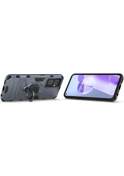 Oneplus Nord Ce 2 5g Askeri Sınıf Yüzük Için Halka Araba Montaj Kickstand Durumda (Yurt Dışından) modelleri