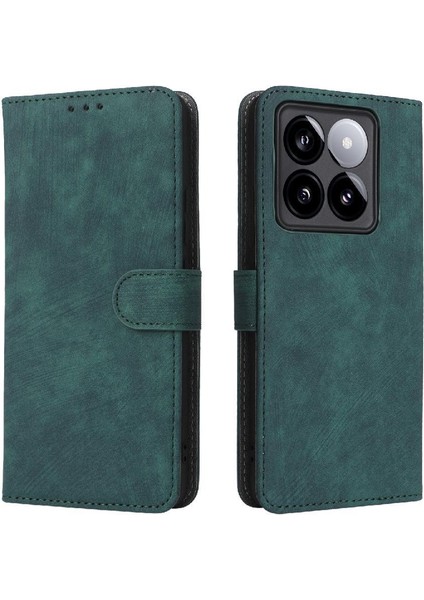 Xiaomi 14T Kart Yuvaları Için Kılıf Kapak Rfıd Engelleme Pu Deri Manyetik (Yurt Dışından)