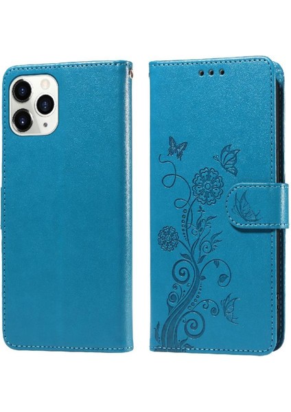 IPhone 11 Pro Max Cardyuvaları Çiçek Deri Flip Case Için Flip Case (Yurt Dışından)