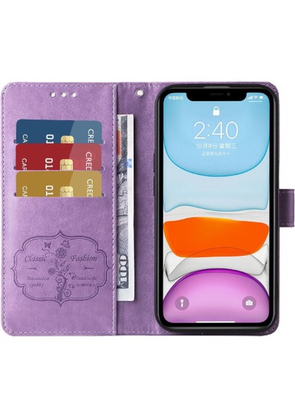 IPhone 11 Için Flip Case Deri Kart Yuvaları Çiçek Flip (Yurt Dışından) indirimleri