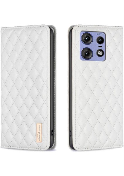 Motorola Moto Kenar 50 Pro Cüzdan Tam Koruma Manyetik Için Flip Case (Yurt Dışından)