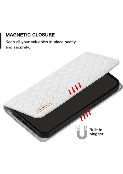 Motorola Moto Kenar 50 Pro Cüzdan Tam Koruma Manyetik Için Flip Case (Yurt Dışından)