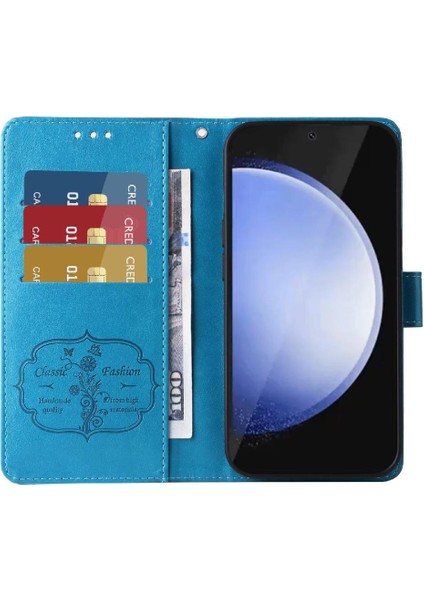 Samsung Galaxy S24 Fe Flip Cardyuvaları Çiçek Deri Için Flip Case (Yurt Dışından) indirimleri