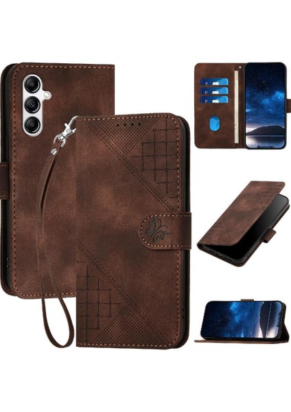 Samsung Galaxy A14 5g Yüksek Kalite Deri Telefon Kılıfı Için Flip Case ile (Yurt Dışından)