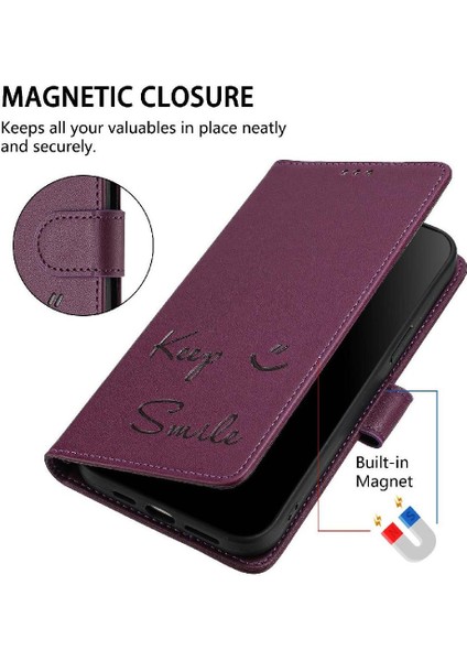 Huawei P Akıllı Z Kart Tutucu Cüzdan Rfıd Engelleme Kapak Kapak Pu (Yurt Dışından)