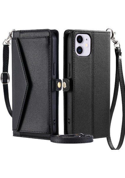 Kadınlar Için Cüzdan Crossbody Durumda IPhone 12 Cüzdan Durumda Rfıd Engelleme (Yurt Dışından)