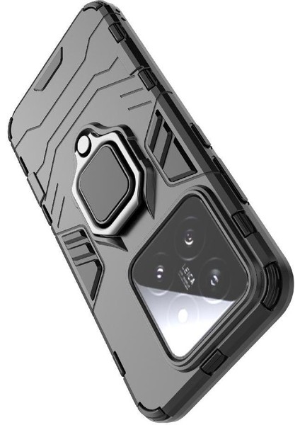 Halka Araba Montaj Kickstand Durumda Xiaomi 14 Metal Halka Tutucu Kickstand (Yurt Dışından)