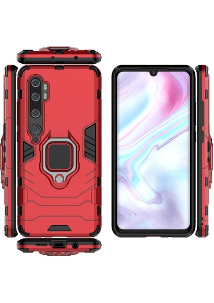 Halka Araba Montaj Kickstand Vaka Xiaomi Mi Not 10 Kickstand Darbeye (Yurt Dışından)