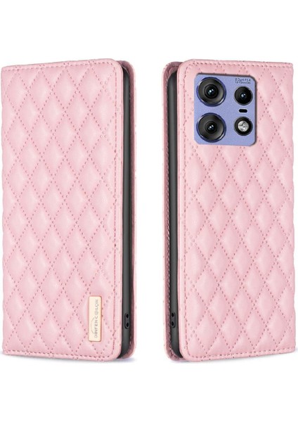 Motorola Moto Kenar 50 Pro Cüzdan Tam Koruma Manyetik Için Flip Case (Yurt Dışından)