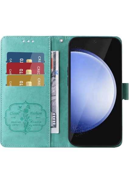Samsung Galaxy S24 Fe Flip Cardyuvaları Çiçek Deri Için Flip Case (Yurt Dışından) indirimleri