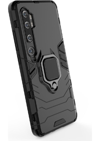 Halka Araba Dağı Kickstand Vaka Xiaomi Mi Cc9 Pro Askeri Sınıf Metal (Yurt Dışından)