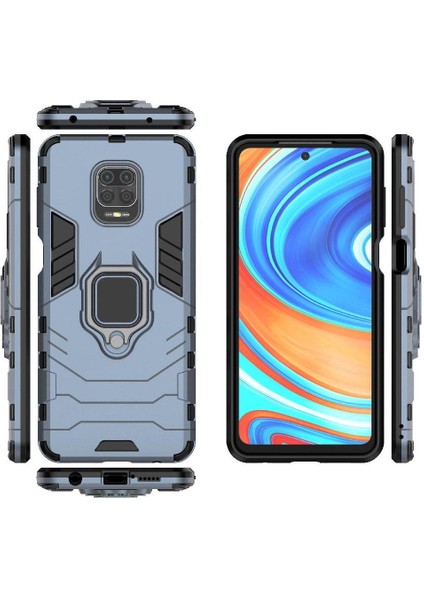 Halka Araba Montaj Kickstand Durumda Xiaomi Redmi Not 9 Için Pro Kickstand Sınıf (Yurt Dışından)
