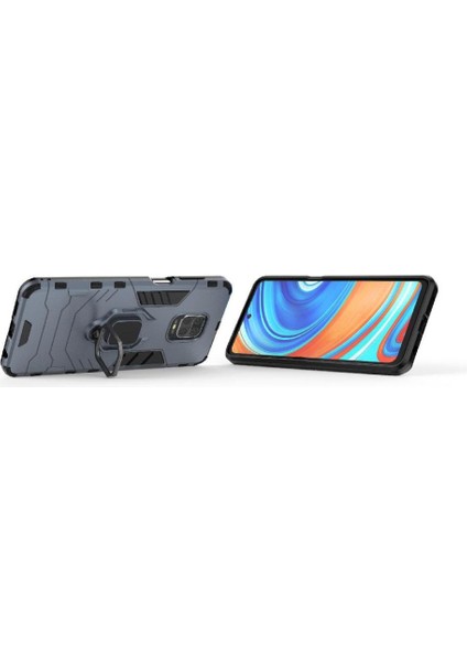 Halka Araba Montaj Kickstand Durumda Xiaomi Redmi Not 9 Için Pro Kickstand Sınıf (Yurt Dışından)