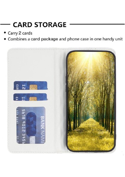 Manyi Mall Motorola Moto G22 Tam Koruma Manyetik Kapatma Cüzdan Için Flip Case (Yurt Dışından)