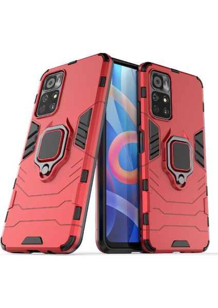 Halka Araba Montaj Kickstand Durumda Xiaomi Redmi Için Not 11T 5g Askeri Sınıf (Yurt Dışından)
