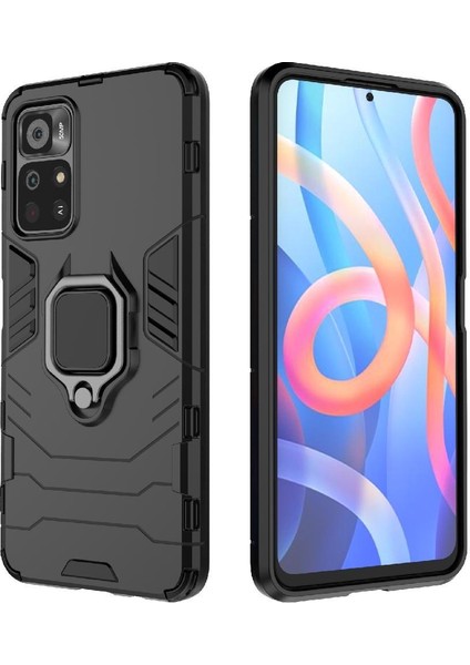 Halka Araba Montaj Kickstand Vaka Xiaomi Poco M4 Pro 5g Darbeye Metal (Yurt Dışından)