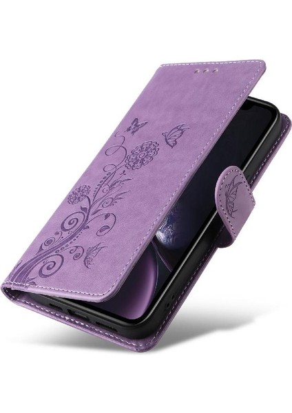 IPhone Xr Çiçek Deri Flip Kart Yuvaları Için Flip Case (Yurt Dışından) modelleri