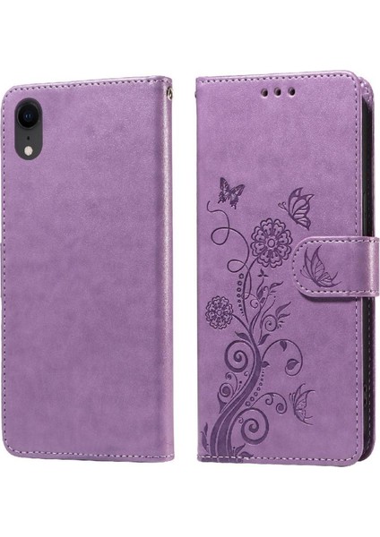 IPhone Xr Çiçek Deri Flip Kart Yuvaları Için Flip Case (Yurt Dışından) fırsatları