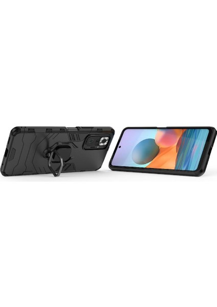 Halka Araba Montaj Kickstand Vaka Xiaomi Redmi Not 10 Için Pro Max Darbeye (Yurt Dışından) modelleri