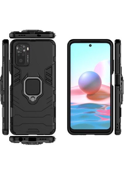 Halka Araba Montaj Kickstand Durumda Xiaomi Redmi Not 10 4g Kickstand Metal (Yurt Dışından)
