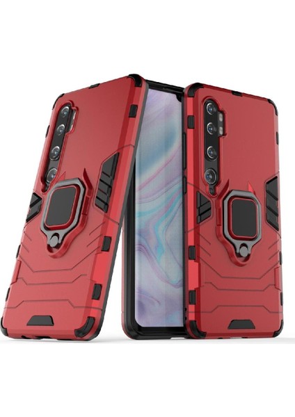 Halka Araba Dağı Kickstand Vaka Xiaomi Mi Cc9 Pro Askeri Sınıf Metal (Yurt Dışından)