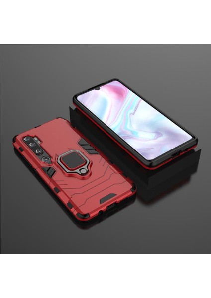 Halka Araba Dağı Kickstand Vaka Xiaomi Mi Cc9 Pro Askeri Sınıf Metal (Yurt Dışından)