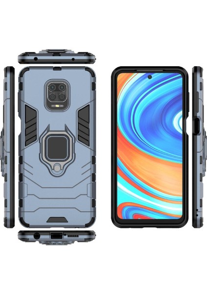 Halka Araba Montaj Kickstand Durumda Xiaomi Redmi Not 9 Için Pro Max Darbeye (Yurt Dışından)