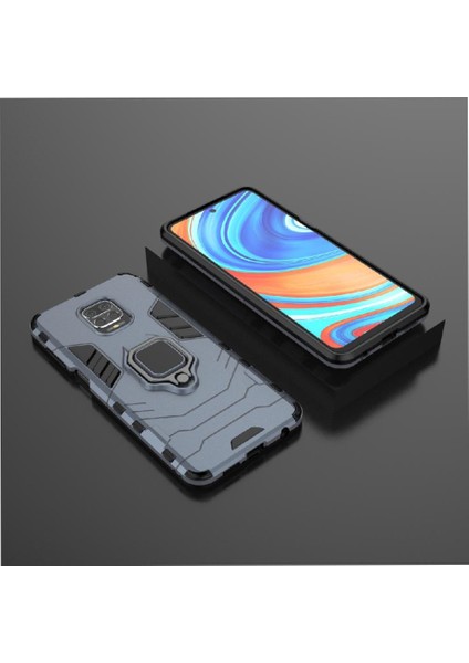 Halka Araba Montaj Kickstand Durumda Xiaomi Redmi Not 9 Için Pro Max Darbeye (Yurt Dışından)