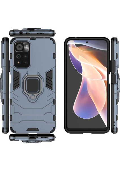 Halka Araba Montaj Kickstand Durumda Xiaomi Redmi Için Not 11 Pro Artı 5g Sınıf (Yurt Dışından)