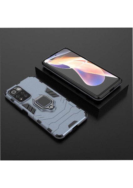 Halka Araba Montaj Kickstand Durumda Xiaomi Redmi Için Not 11 Pro Artı 5g Sınıf (Yurt Dışından)
