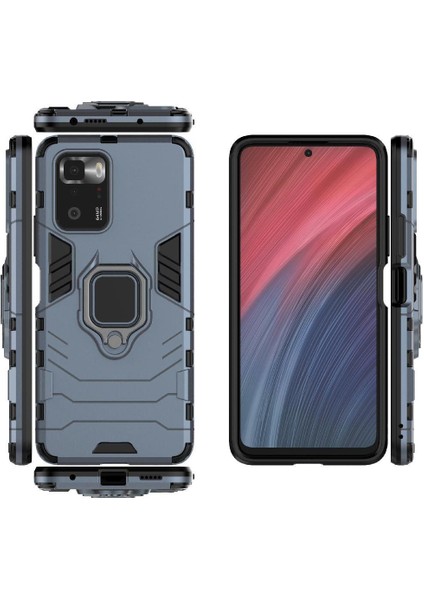 Halka Araba Montaj Kickstand Durumda Xiaomi Poco X3 Gt Kickstand Askeri (Yurt Dışından)